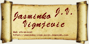 Jasminko Vignjević vizit kartica